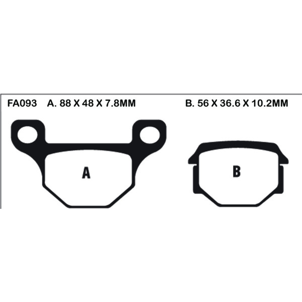 EBC EBC Brake Pads FA093